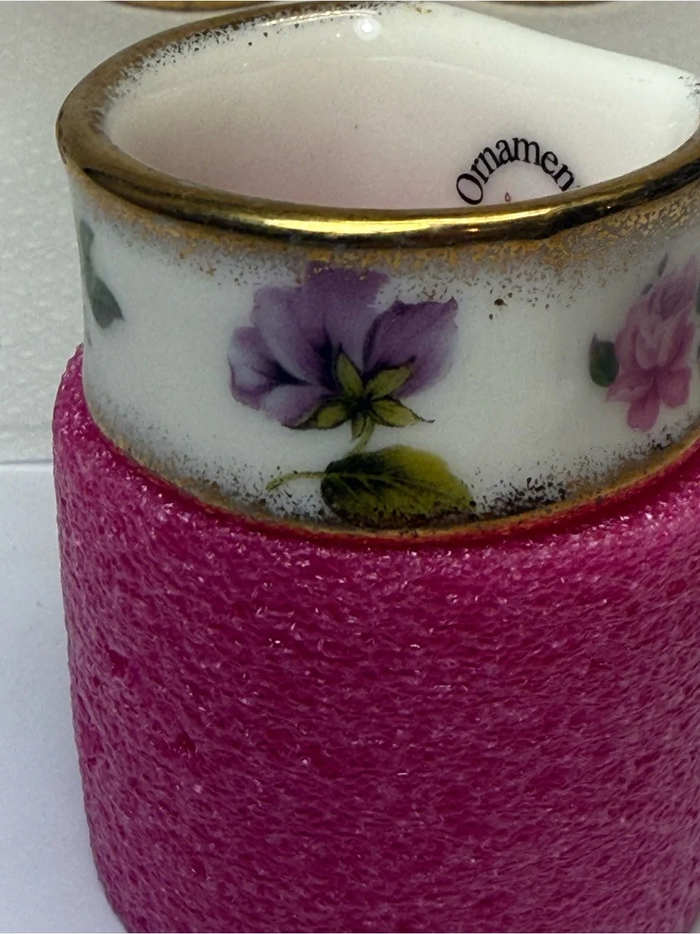 Set of 12 Ornamental Collectibles Fine China Napkin Rings